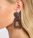A Lil' Something Textured Door Knocker Earrings is a trendy pick to create 2023 festival outfits, festival dresses, outfits for concerts or raves, and complete your best party outfits!