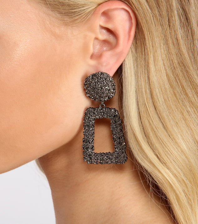 A Lil' Something Textured Door Knocker Earrings is a trendy pick to create 2023 festival outfits, festival dresses, outfits for concerts or raves, and complete your best party outfits!