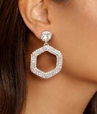 Heavenly Sparkle Rhinestone Drop Earrings