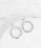 Heavenly Sparkle Rhinestone Drop Earrings