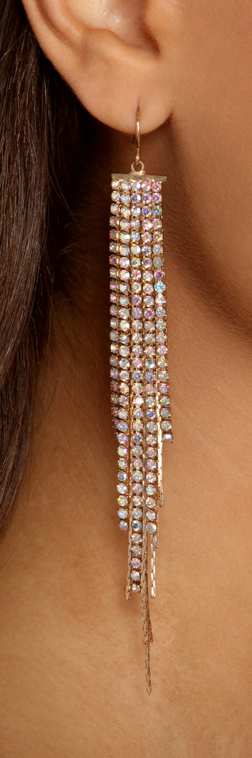 Reflections Iridescent Fringe Duster Earrings