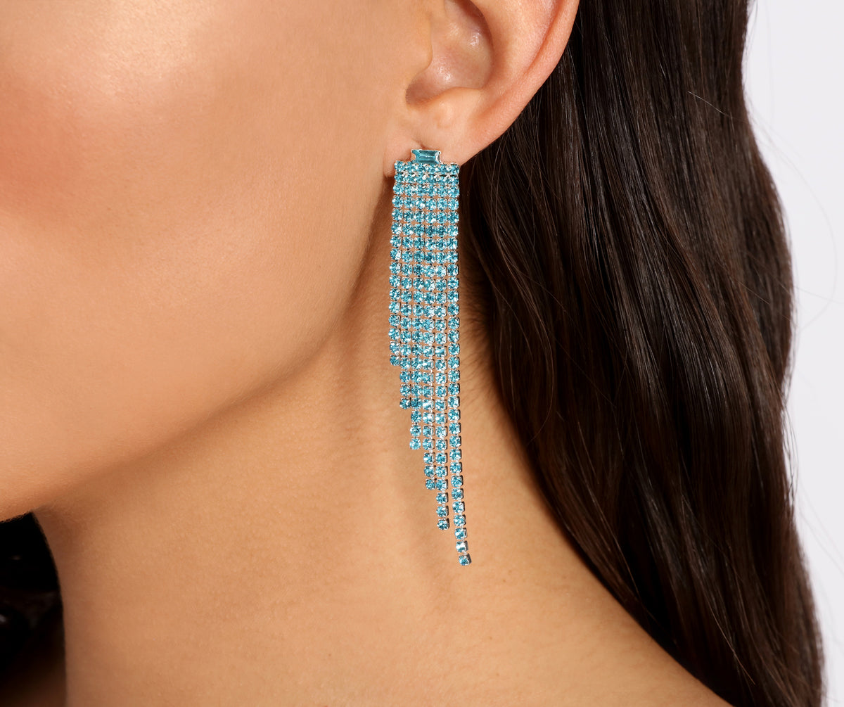 A Touch Of Glam Fringe Earrings