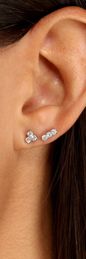 Cubic Zirconia 5 Stud Pack