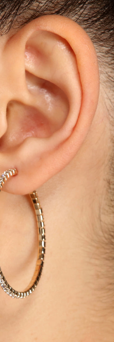 She’s Got it Rhinestone Hoops