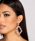 Encircled in Glam Teardrop Rhinestone Earrings is the perfect Homecoming look pick with on-trend details to make the 2023 HOCO dance your most memorable event yet!