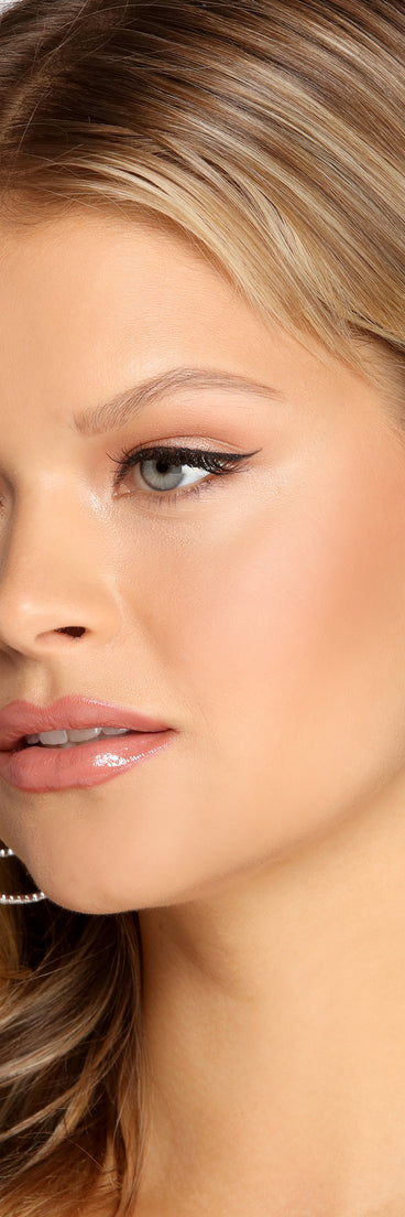 Double Row Rhinestone Hoops