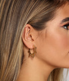 Boho Beauty Detailed Hoop Earrings