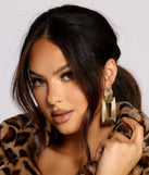 Major Bling Door Knocker Earrings is a trendy pick to create 2023 festival outfits, festival dresses, outfits for concerts or raves, and complete your best party outfits!