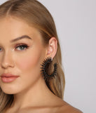 Edgy-Chic Rhinestone Statement Stud Earrings creates the perfect New Year’s Eve Outfit or new years dress with stylish details in the latest trends to ring in 2023!