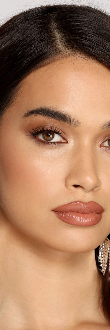 Glamorous Rhinestone Fringe Hoop Earrings is a trendy pick to create 2023 festival outfits, festival dresses, outfits for concerts or raves, and complete your best party outfits!