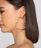 Heart of Glam Hoop Earrings