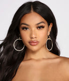 Moment To Shine Rhinestone Hoops is a trendy pick to create 2023 festival outfits, festival dresses, outfits for concerts or raves, and complete your best party outfits!