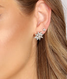 Blooming Beauty Rhinestone Earrings Multipack for 2022 festival outfits, festival dress, outfits for raves, concert outfits, and/or club outfits