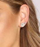 Blooming Beauty Rhinestone Earrings Multipack for 2022 festival outfits, festival dress, outfits for raves, concert outfits, and/or club outfits