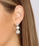 Dainty Cubic Zirconia Linear Earrings