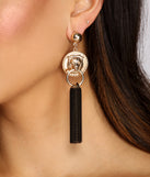 Fierce Lion Charm Door Knocker Earrings for 2022 festival outfits, festival dress, outfits for raves, concert outfits, and/or club outfits