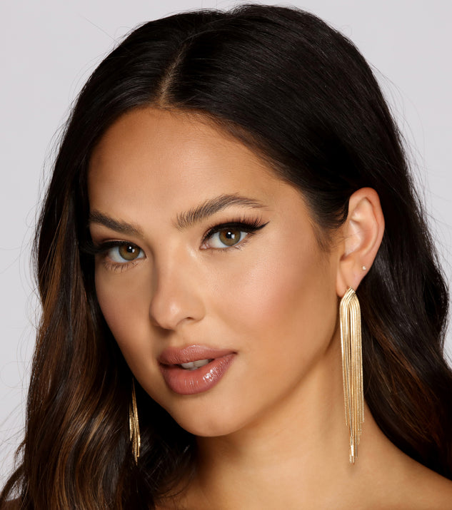 Gorgeous Vibes Fringe Earrings