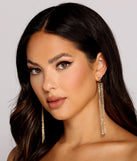Major Bling Fringe Earrings