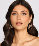 Latina Rhinestone Hoop Earrings is a trendy pick to create 2023 festival outfits, festival dresses, outfits for concerts or raves, and complete your best party outfits!