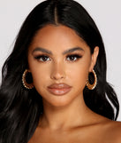 Encircled In Luxe Rhinestone Hoops