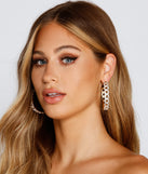 Major Bling Rhinestone Hoop Earrings is the perfect Homecoming look pick with on-trend details to make the 2023 HOCO dance your most memorable event yet!