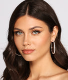 With Gorgeous Sparkle Cubic Zirconia Hoop Earrings as your homecoming jewelry or accessories, your 2023 Homecoming dress look will be fire!