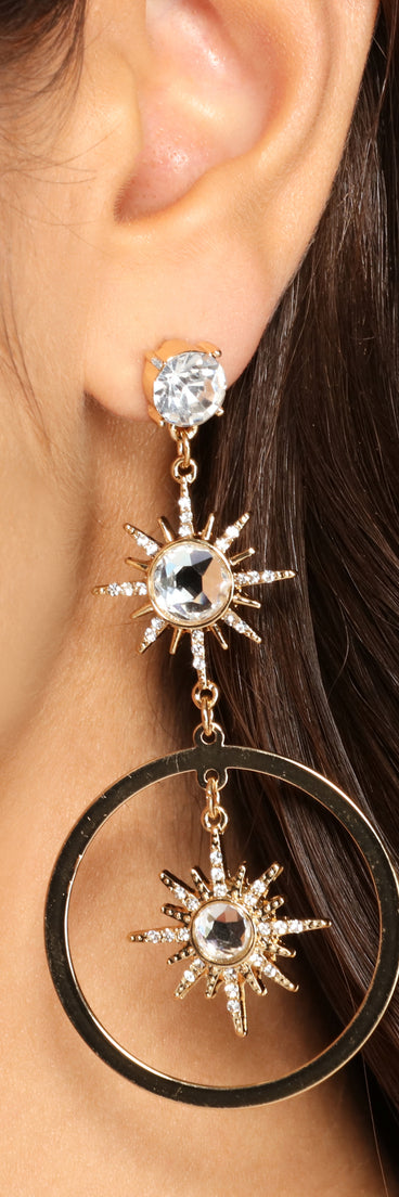 Light Up The Night Statement Hoop Earrings is a trendy pick to create 2023 festival outfits, festival dresses, outfits for concerts or raves, and complete your best party outfits!