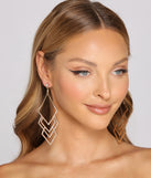 Linked In Glamour Rhinestone Earrings