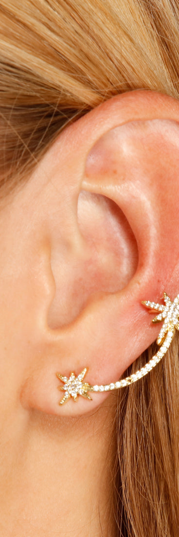 Sparkly Stunner Earring Set is a trendy pick to create 2023 festival outfits, festival dresses, outfits for concerts or raves, and complete your best party outfits!