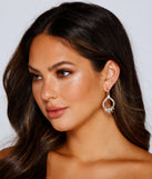 Timeless Elegance Rhinestone Earrings is the perfect Homecoming look pick with on-trend details to make the 2023 HOCO dance your most memorable event yet!