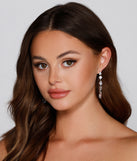 Dazzling And Chic Cubic Zirconia Duster Earrings is the perfect Homecoming look pick with on-trend details to make the 2023 HOCO dance your most memorable event yet!