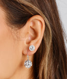 Classy And Chic Rhinestone Earrings Set for 2022 festival outfits, festival dress, outfits for raves, concert outfits, and/or club outfits