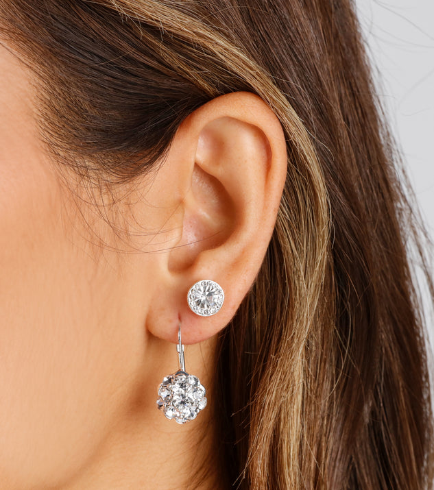Classy And Chic Rhinestone Earrings Set for 2022 festival outfits, festival dress, outfits for raves, concert outfits, and/or club outfits