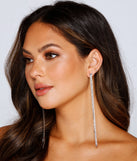 Rhinestone Romance Fringe Earrings is the perfect Homecoming look pick with on-trend details to make the 2023 HOCO dance your most memorable event yet!