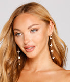 With So Sweet Rhinestone Butterfly Earrings as your homecoming jewelry or accessories, your 2023 Homecoming dress look will be fire!