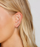 Subtle Glam Rhinestone Ear Crawlers
