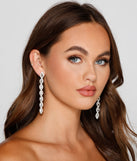 Bling It On Rhinestone Linear Earrings is the perfect Homecoming look pick with on-trend details to make the 2023 HOCO dance your most memorable event yet!