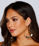 Boho Babe Coin Hoop Earrings is the perfect Homecoming look pick with on-trend details to make the 2023 HOCO dance your most memorable event yet!