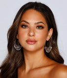 Gorgeous Glam Rhinestone Hoop Earrings is a trendy pick to create 2023 festival outfits, festival dresses, outfits for concerts or raves, and complete your best party outfits!