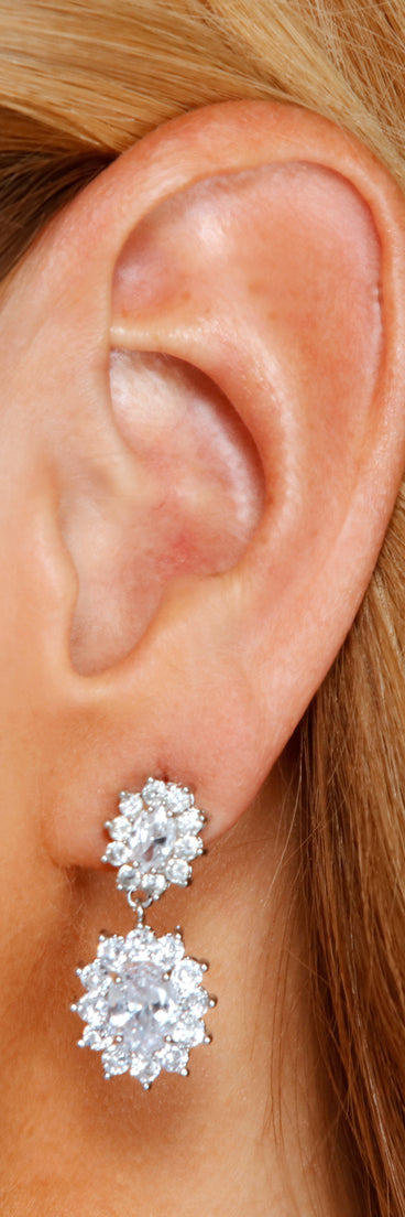 Glam It Up Starburst Rhinestone Studs