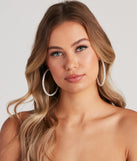 Grand Entrance Rhinestone Hoops