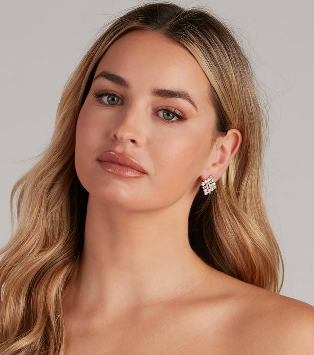 Go For Luxe Cluster Studs
