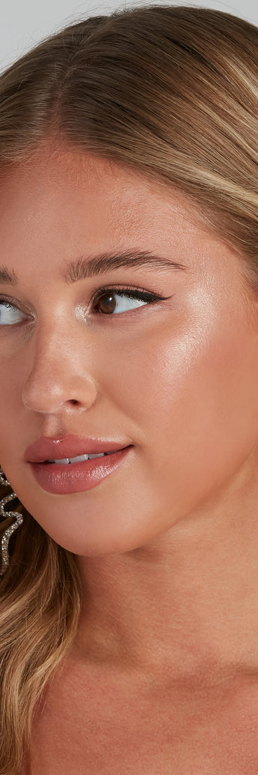 Rhinestone Reputation Snake Earrings is a trendy pick to create 2023 festival outfits, festival dresses, outfits for concerts or raves, and complete your best party outfits!