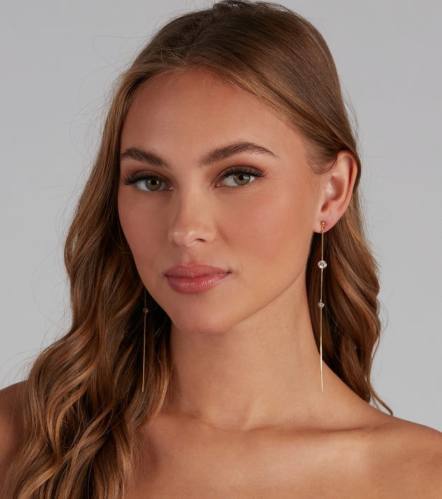 Shine Bright Diamond Linear Earrings