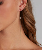 Shine Bright Diamond Linear Earrings