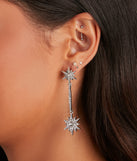 With Star Power Starburst Rhinestone Earrings as your homecoming jewelry or accessories, your 2023 Homecoming dress look will be fire!