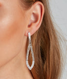 Luxe Statements Teardrop Duster Earrings
