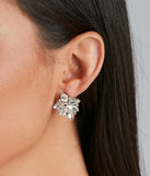 Gorgeous Glow Flower Cluster Stud Earrings for 2022 festival outfits, festival dress, outfits for raves, concert outfits, and/or club outfits