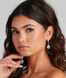 Elegant Shine Teardrop Earrings