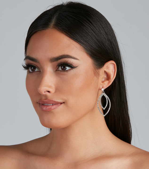 Dazzling Babe Teardrop Earrings
